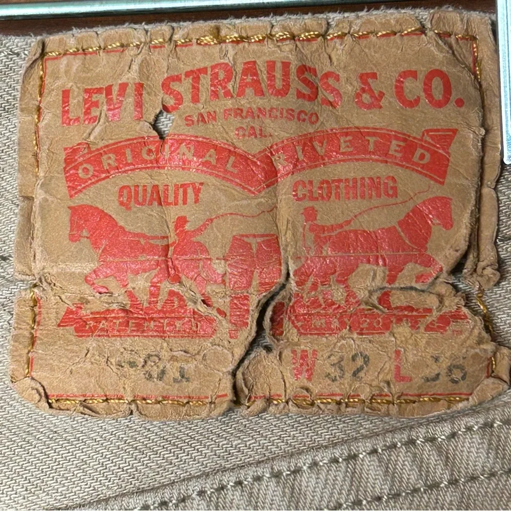 LEVIS VTG. 501 Men's 32Wx36L Button Fly Denim Straight Jeans Timeless Cowboy